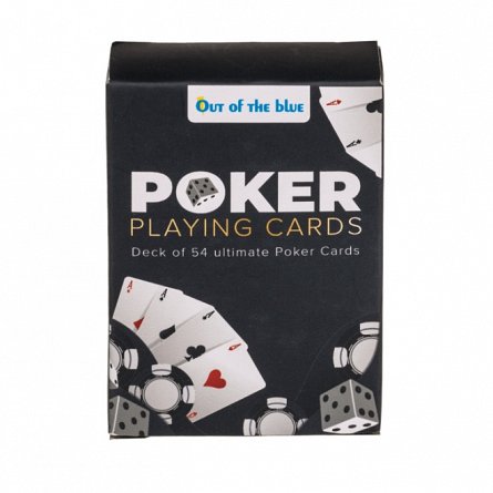 Carti de joc Mini Poker, 54 carti, 6x4 cm - OOTB