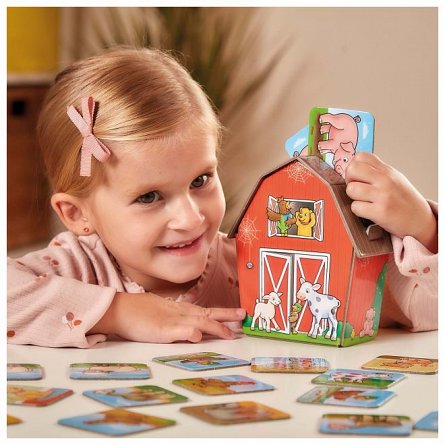 Joc educativ Familii de la Ferma FARMYARD FAMILIES