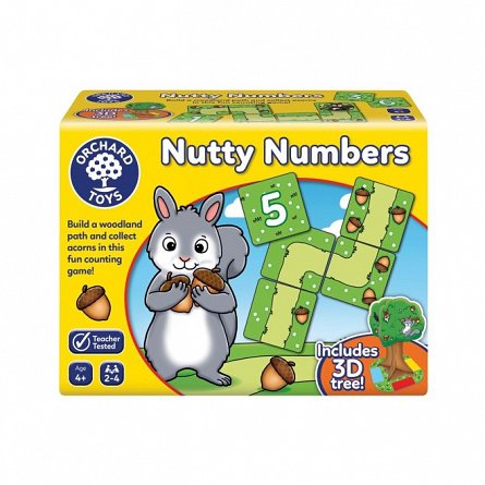 Joc educativ cu numere Veveritele NUTTY NUMBERS