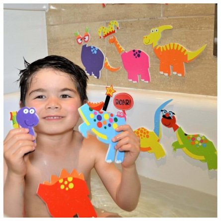 Stickere Dinozauri - set de joaca pentru baie