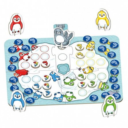 Joc de societate Pinguini Mici si Flamanzi HUNGRY LITTLE PENGUINS