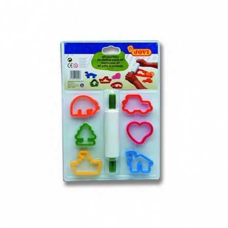 Set modelaj, 6 forme si intinzator plastilina