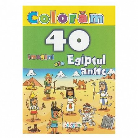 Coloram 40 imagini. Egiptul antic
