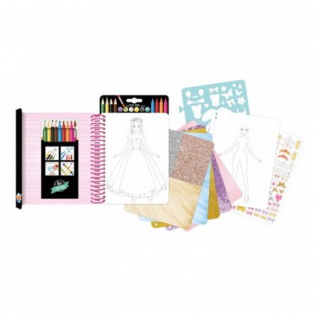 Set fashion designer pentru copii, Rochii Printese, Buki