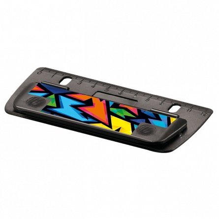 Perforator Herlitz Mini, 3 coli, 0.2 mm, Neon Art