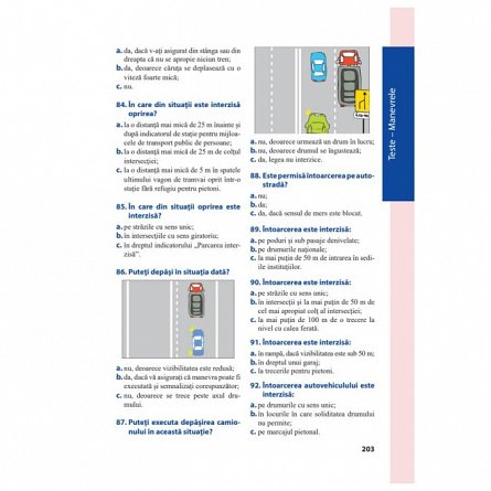 Curs de legislatie rutiera 2023. Intrebari si teste