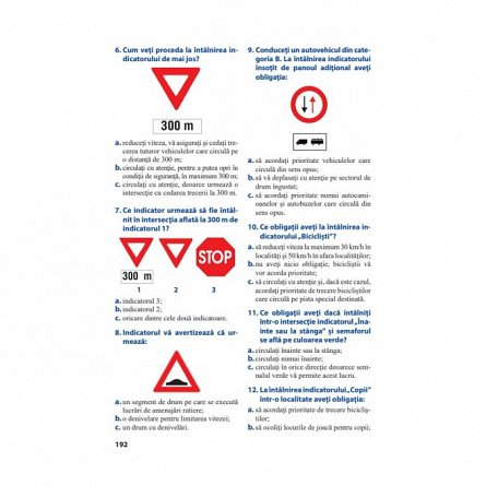 Curs de legislatie rutiera 2023. Intrebari si teste