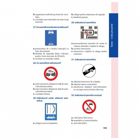 Curs de legislatie rutiera 2023. Intrebari si teste