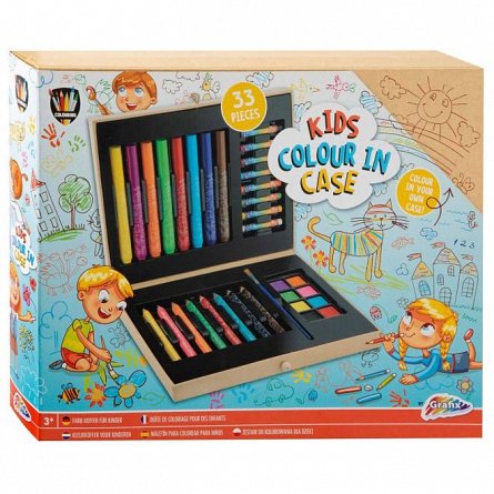 Set pictura si desen Grafix Case, 33 piese