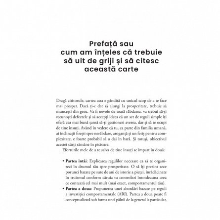 Principiile prosperitatii