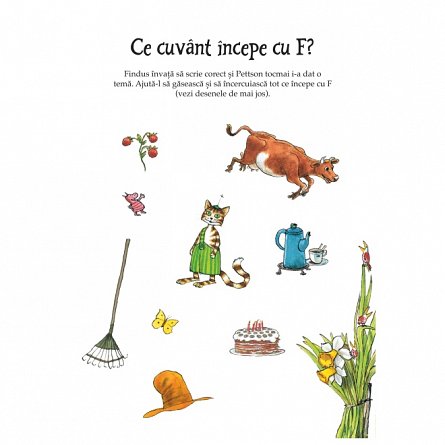 Joaca-te cu Pettson si Findus. Litere si cuvinte