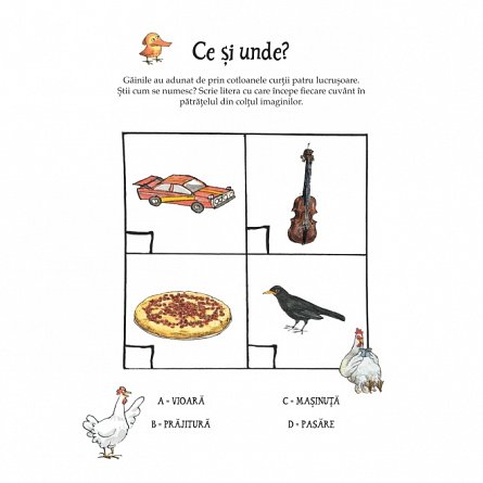 Joaca-te cu Pettson si Findus. Litere si cuvinte