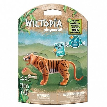 Playmobil Wiltopia - Tigru, 4 ani plus