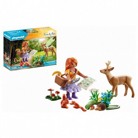 Playmobil Family Fun - Femeie cautatoare de plante, 4-10 ani