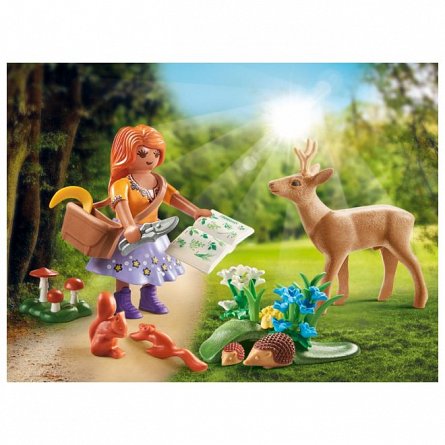 Playmobil Family Fun - Femeie cautatoare de plante, 4-10 ani