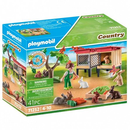 Playmobil Country - Cusca pentru iepurasi, 4-10 ani
