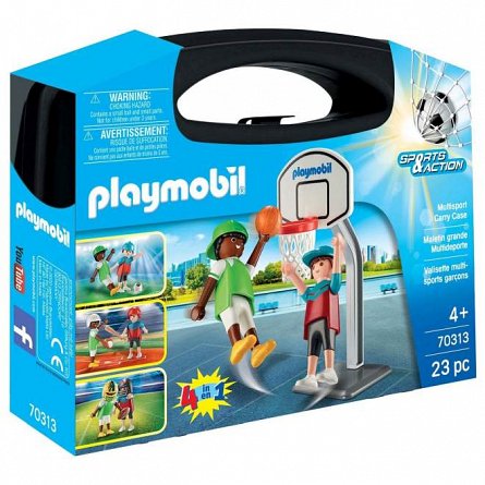 Playmobil Sports and Action - Set portabil Sporturi Multiple, 4 ani plus