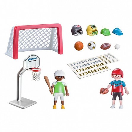 Playmobil Sports and Action - Set portabil Sporturi Multiple, 4 ani plus