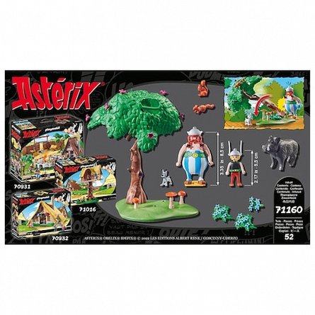 Playmobil Asterix si Obelix - Vanatoarea porcului salbatic, 5 ani plus