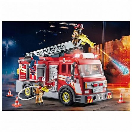 Playmobil City Action - Camion de pompieri US US, 4-10 ani