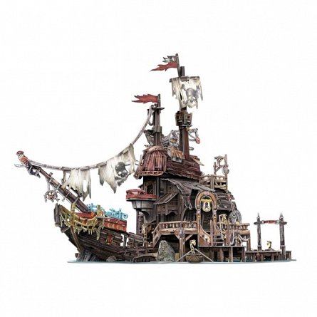 Puzzle 3D CubicFun - Nava Pirati, 218 piese, 8 ani plus