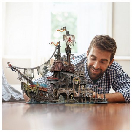 Puzzle 3D CubicFun - Nava Pirati, 218 piese, 8 ani plus