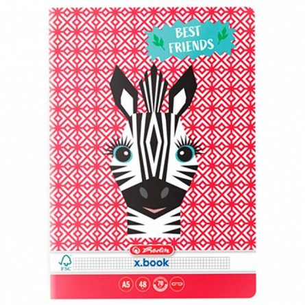 Caiet A5, 48 file, 70 g-mp, matematica, Cute Animals