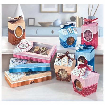 Set creativ cutii pentru cadou, set 9 bucati Folia