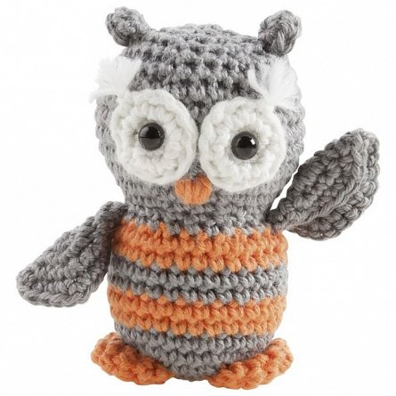 Set creativ pentru crosetat, Bufnita, Folia