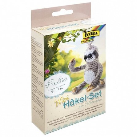 Set creativ pentru crosetat, Lenesul, Folia