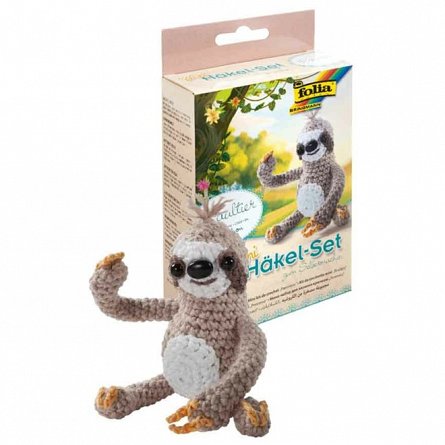 Set creativ pentru crosetat, Lenesul, Folia