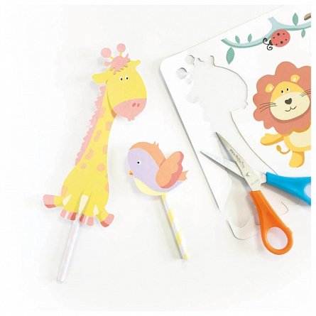 Sabloane creative Zoo, set 6 bucati Folia