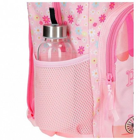 Rucsac scoala Roll Road, 33 x 46 x 17 cm, 2 compartimente, Coffe Shop