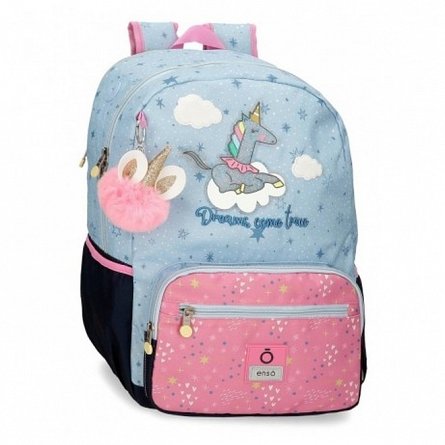 Rucsac scoala Enso, 32 x 42 x 14 cm, 2 compartimente, compartiment laptop, Dream Come True