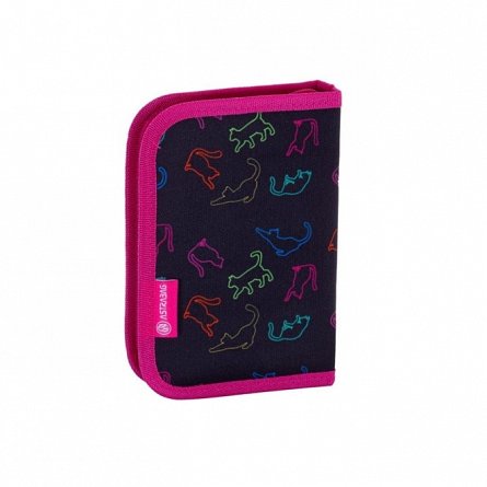 Penar AstraBag, 1 compartiment, 2 clape, 20 x 14 x 3.5 cm, pisici Love AC1