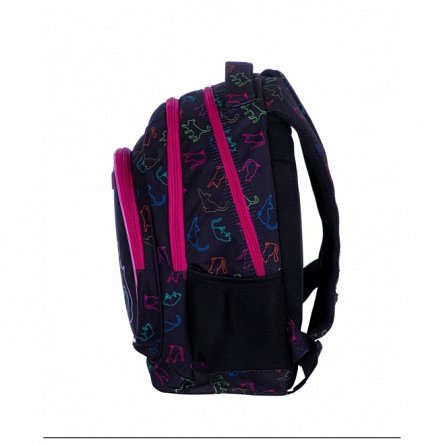 Ghiozdan AstraBag, 39 x 28 x 15 cm, 3 compartimente, pisici Love AB330