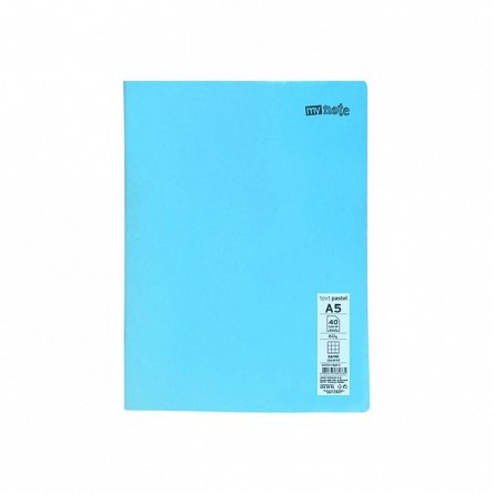 Caiet capsat Mynote PP, A5 40 file, matematica, Pastel - diverse culori