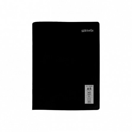 Caiet capsat Mynote PP, A5 40 file, matematica, Neon - diverse culori