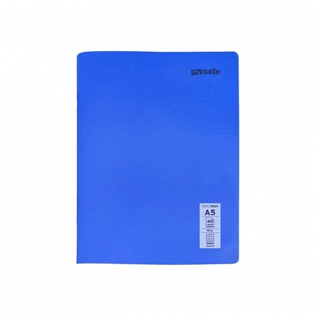 Caiet capsat Mynote PP, A5 40 file, matematica, Neon - diverse culori