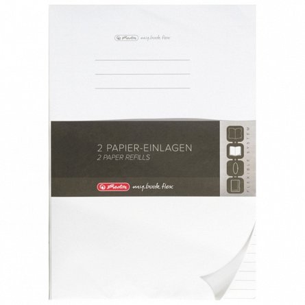 Rezerva A4 pentru caiet My.Book Flex, 40 file, 80 g-mp, dictando, dublu liniat
