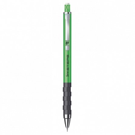 Creion mecanic Serve Steps, 0.7 mm, verde fluorescent