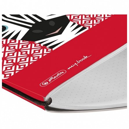 Caiet A6, 40 file, 80 g-mp, punctat, My.Book Flex, Cute Animals Zebra
