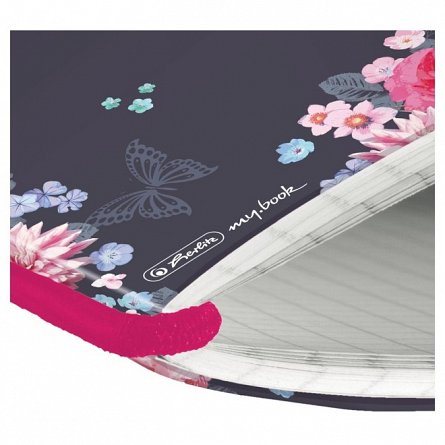 Caiet A5, My.Book Flex, 40f, 80g, mate, Flowers 2