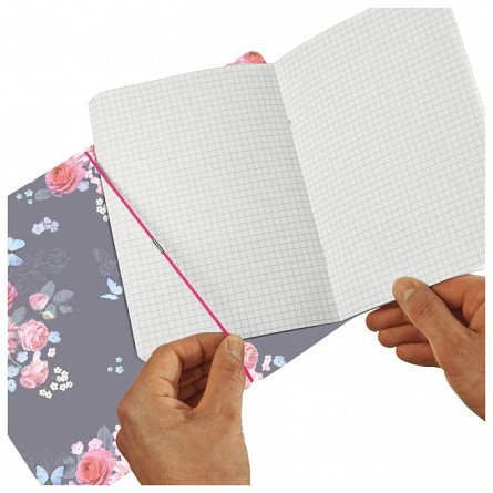 Caiet A5, My.Book Flex, 40f, 80g, mate, Flowers 2