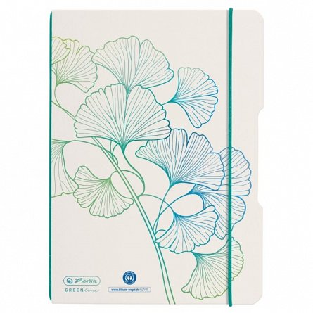 Caiet A5, 40 file, 80 g-mp, punctat, My.Book Flex, GreenLine Ginkgo