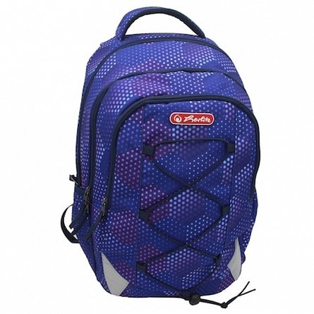 Rucsac Herlitz Strings Pro, 43 x 29 x 22 cm, Neon Dots