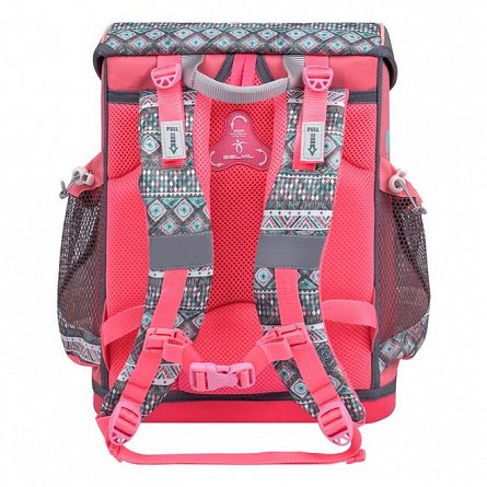 Ghiozdan Belmil Mini-Fit, 36 x 28 x 19 cm, Horse Aruba Blue