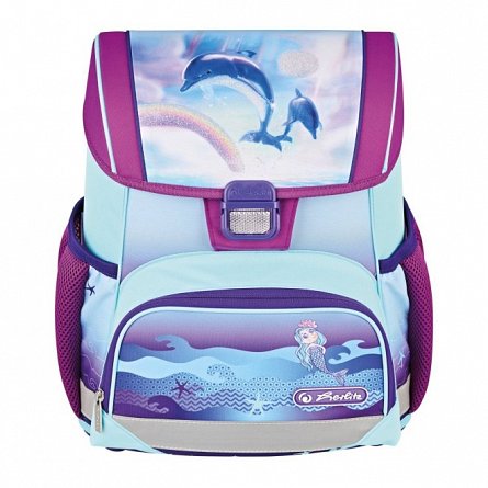 Ghiozdan echipat Herlitz Loop Plus, 37 x 31 x 22 cm, Ocean in Heaven