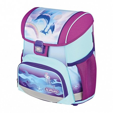 Ghiozdan echipat Herlitz Loop Plus, 37 x 31 x 22 cm, Ocean in Heaven