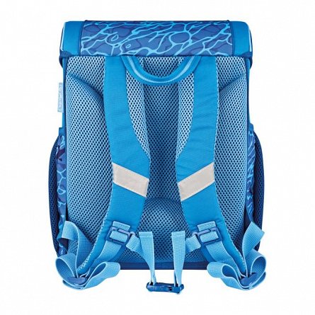 Ghiozdan echipat Herlitz Loop Plus, 37 x 31 x 22 cm, Blue Shark
